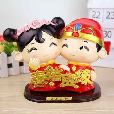 义乌旺铢电子商务 婚庆树脂工艺礼品的专业批发选择