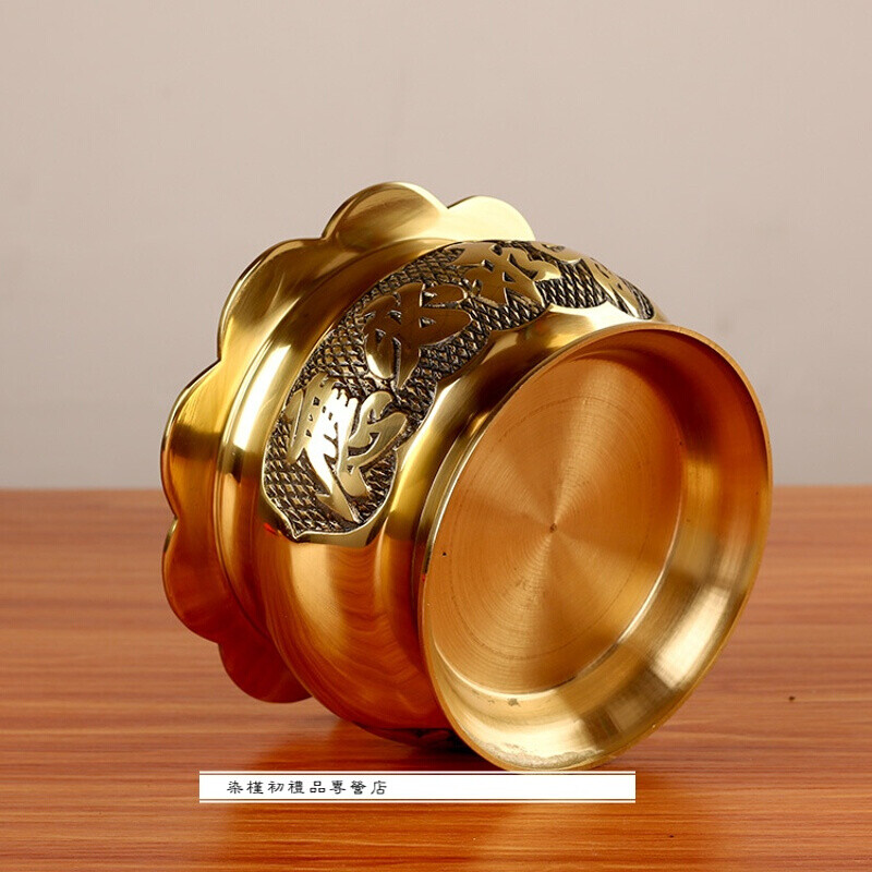 纯铜莲花边香炉 佛堂居室中的工艺与信仰之选